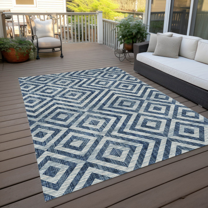 Tapis intérieur / extérieur Fairhaven avec envers antidérapant, Rectangle de 10 pi x 14 pi