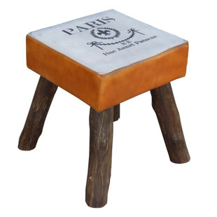 Solid Wood Accent Stool