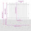Powder-Coated Steel Fence Panels Included-124587392