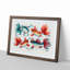 Two Gold & Silver Fish - Picture Frame Painting Print-55614409-55614412