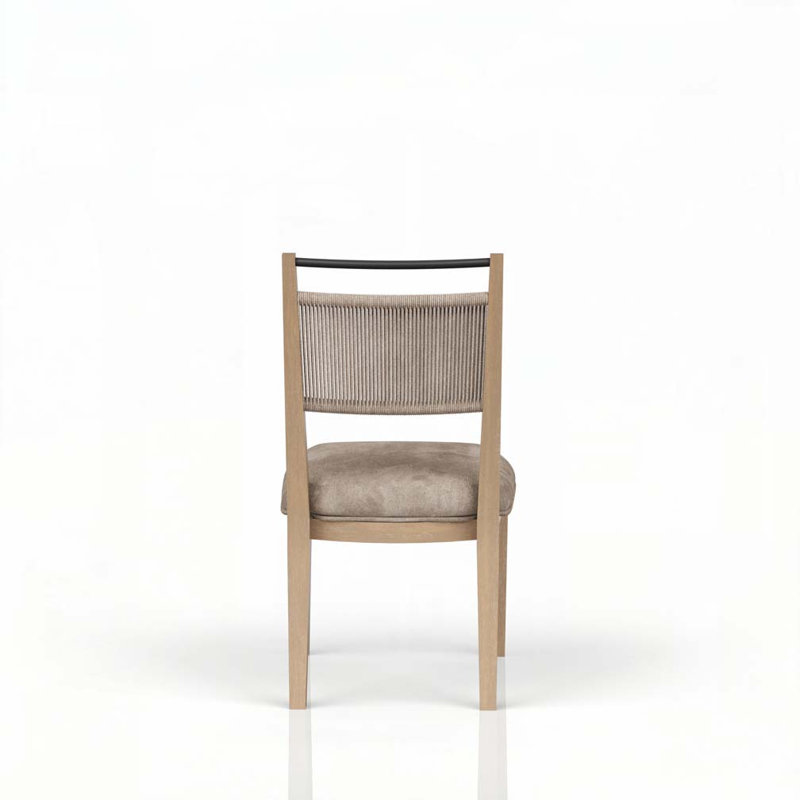 Dining Chairs,Rope Back Chair, Brown