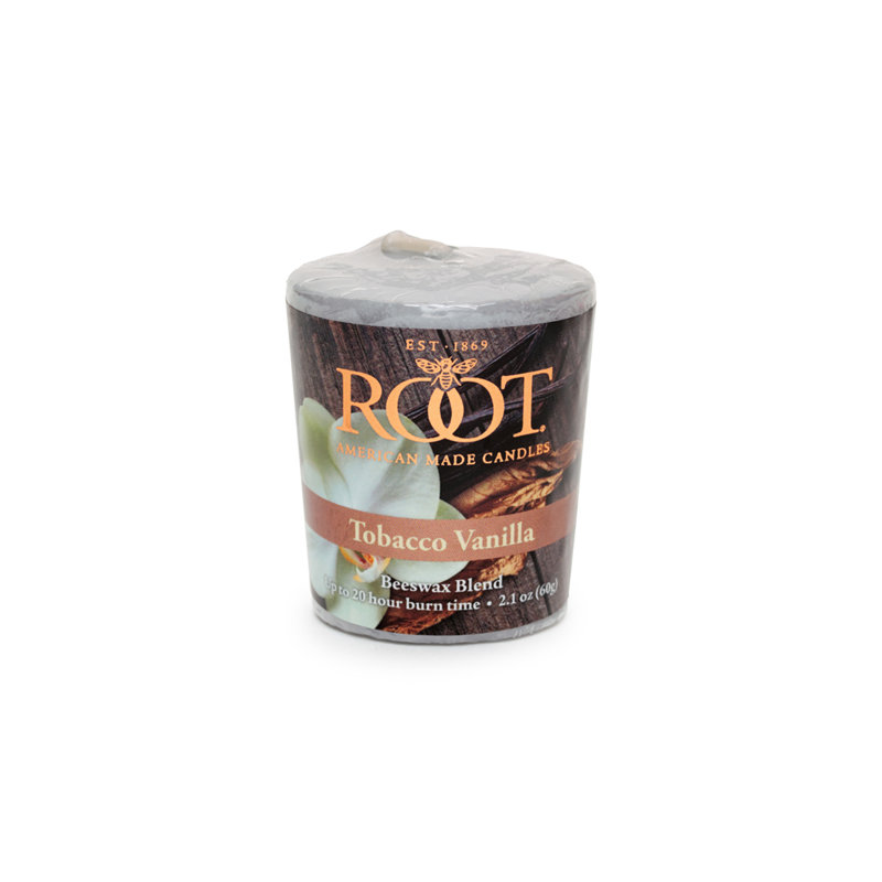 Root Tobacco Vanilla Scented Votive Candle