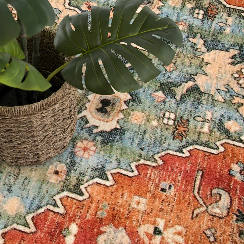 Tapis de salle de bain Watte Boho Tribal, Tapis de couloir 2 pi x 8 pi