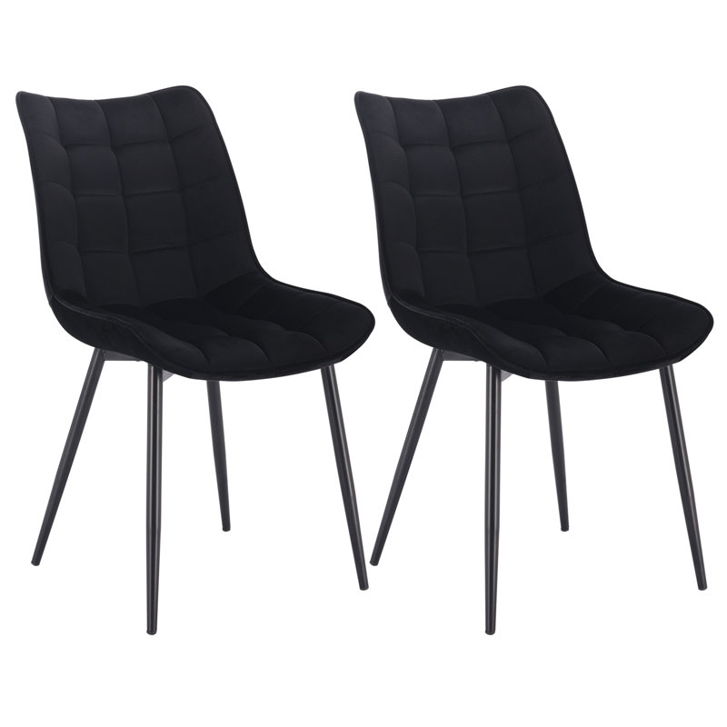 Chattooga Upholstered Dining Chair, Black