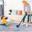 2'6''X10' Runner, Washable Rug, Low-Pile, Non-Slip, Non-Shedding, Foldable, Kid & Pet Friendly - Area Rugs For Living Room, Bedroom, Kitchen Rug (Yellow/Cream, 2'6''X10')