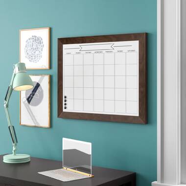Dry Erase Calendar w/ Desk Easel & Holiday Magnets Bundle – Roeda