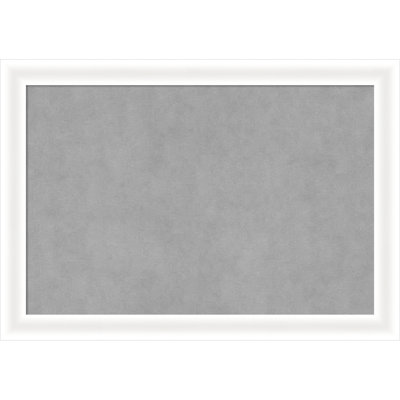Oliver White Narrow Framed Magnetic Board - Magnet Board, Organization Board