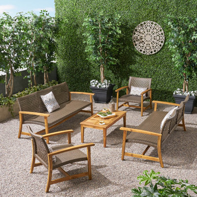Becca 8-Person Patio Conversation Set