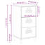 Angelice 40cm W Plastic Bedside Table-217073560