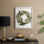 «Christmas Holiday Art» CECLXV, reproduction d'art encadrée - bois massif
