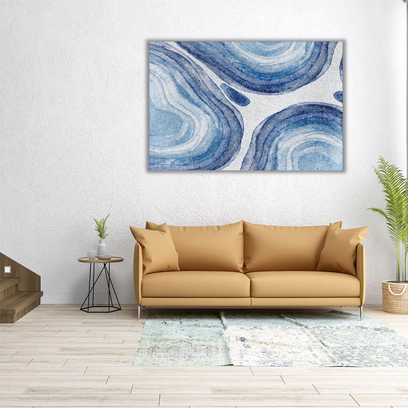 Agate - reproduction d'art sur toile, H 32 po x l 48 po