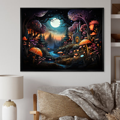 «Madisynn Bohemian Enchanted Forest Tapisserie II», reproduction sur toile
