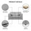 Jambo Cord 3 and 2 Seater High Back Cushion Sofa Set-717514083