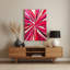 Art abstrait en métal rouge 20 formes abstraites-1925176535