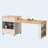 78.8" Rolling Kitchen Island with 3-Stage Extendable Dining Table (Seats 6-8), Built-in Power Outlet, Ample Storage Drawers & Cabinets, Mobile on Wheels - High-Density MDF, Easy Assembly-128964698