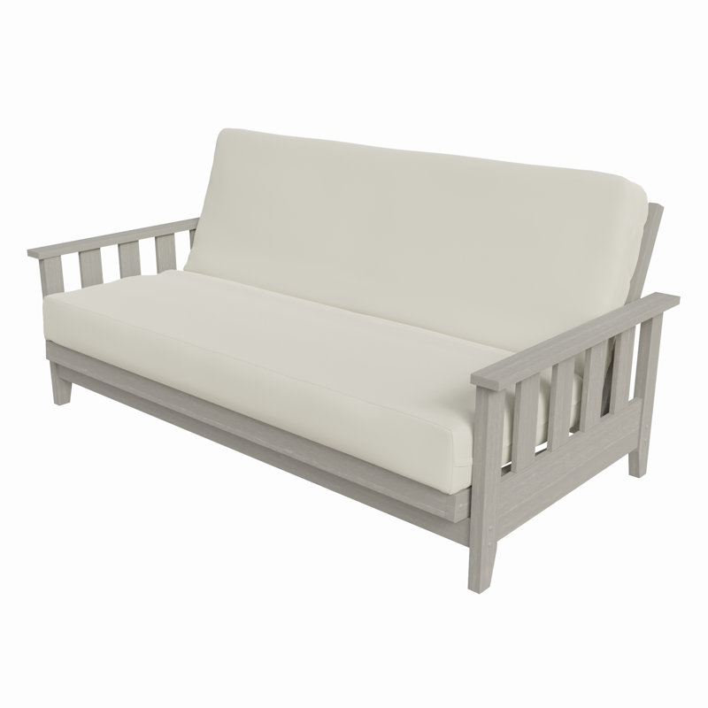 Structure de futon Ashcroft, Gris, Double