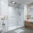 Opal Mirage MCOCOD 60" W X 79" H Double Smooth Sliding Frameless Shower Door with 3/8"(10mm) Clear Glass-111604022