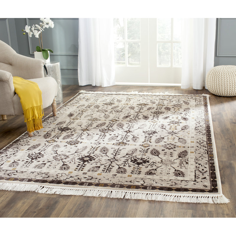 Bristol Point Performance Floral Rug, Rectangle 4' x 6'