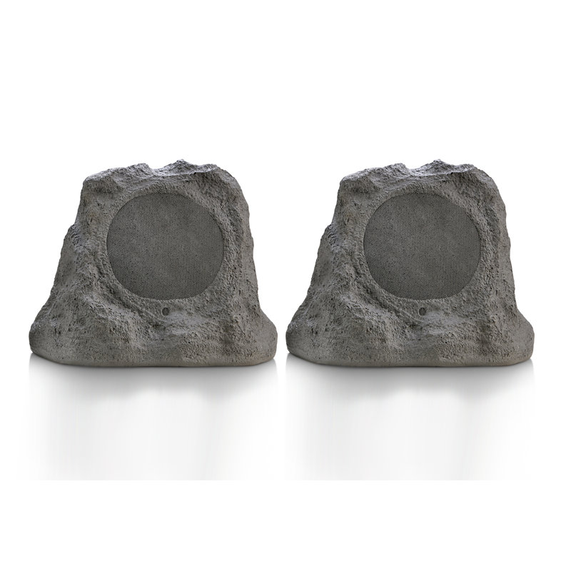 Ensemble de 2 pierres de jardin, Gris ardoise