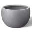 Pot à fleurs / pot rond en béton avec trous de drainage-876937388-876937394