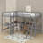 Jingwen Twin L-Shaped Conjoined Loft Beds with Desks & Ladder-1266763681