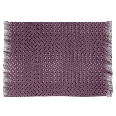 Tapis en treillis rose/noir de couleur hexagonale alternative Mcguigan