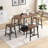 Alven 4 - Person Four Leg Dining Set