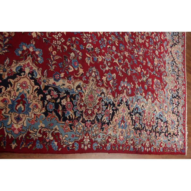 Tapis traditionnel rouge 10x16