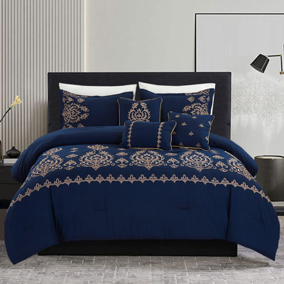 Ring Stitch Floral Comforter