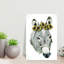 «Sunny and Her Crown Peaceful Abstract Contemporary Animal Landscape», art mural-962919359