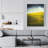 Hillock - Rustic Yellow Canvas for Home Decor | Unique Art