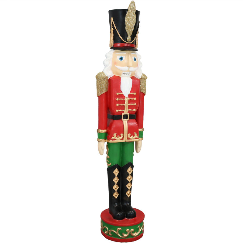 Casse-noisettes de Noël, 37.5" H x 9" W x 7.5" D, Vert