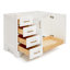 Meuble-lavabo simple en bois massif Freitas-85027775
