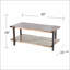 Table basse Thornsett avec plateau en miroir