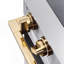 ZLINE Autograph 36 in. Marino Induction Range with 5 Element Cooktop and Polished Gold Accents-16417282