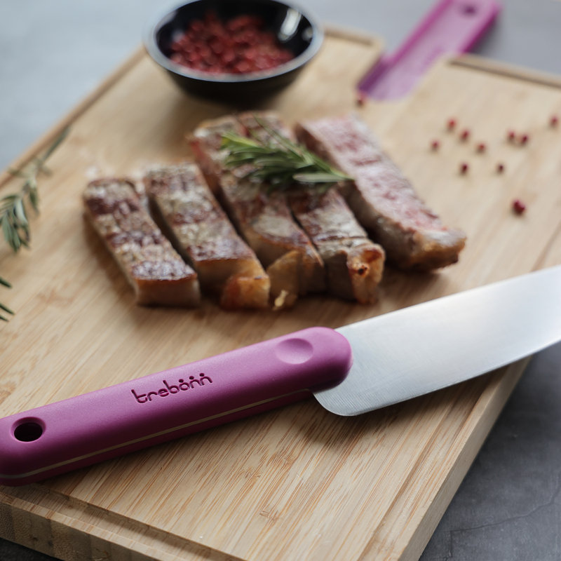 Integrated Knife Chef Chopping Board, Purple
