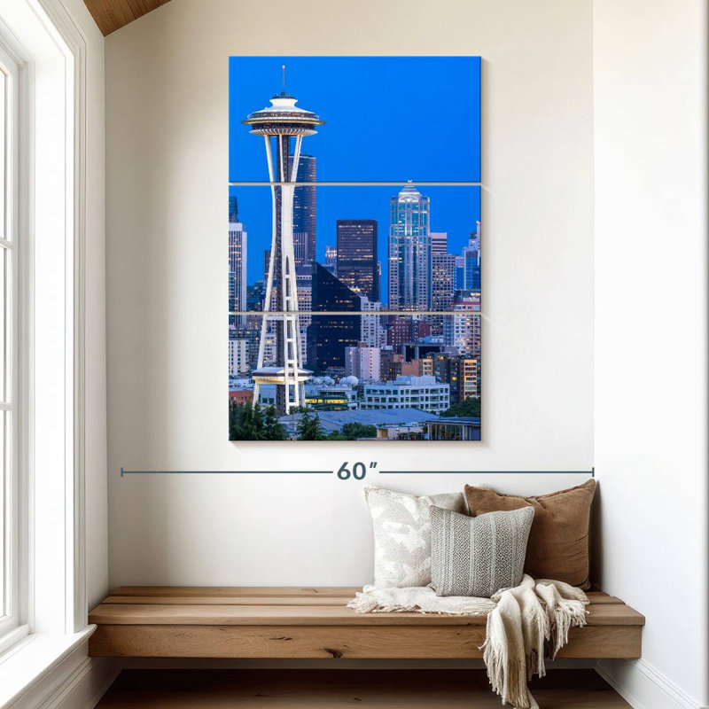 Masam Seattle Blue Hour, H 50 po x l 32 po