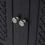 Ensemble de meuble-lavabo 60 po avec lavabo double 60 po, 2 armoires avec porte, 2 tiroirs, noir