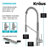 KRAUS Oletto 2-In-1 Commercial Style Pull-Down Single Handle Water Filter Kitchen Faucet With Purita 2-Stage Under-Sink Filtration System-103150490