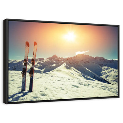 Skis In Snow