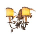 Oak Leaf & Acorn 2 - Light Candle Wall Light