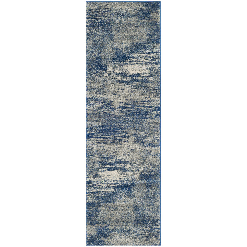 Casey-Marie Performance Abstract Rug, Runner 2'2" x 11'