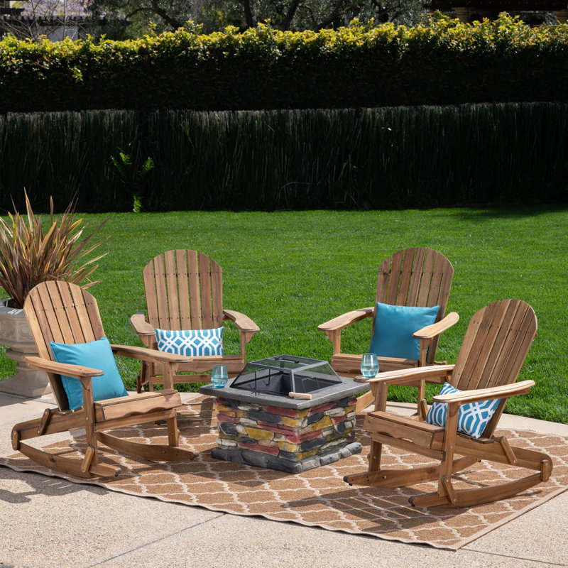 Billie 4 - Person Patio Conversation Set, Natural