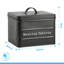 Harbour Housewares - 2 Piece Vintage Metal Utility Canisters Set-1664807789