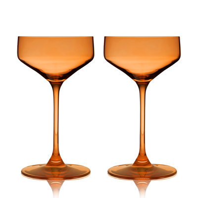 Reserve Nouveau Crystal Coupe Glasses