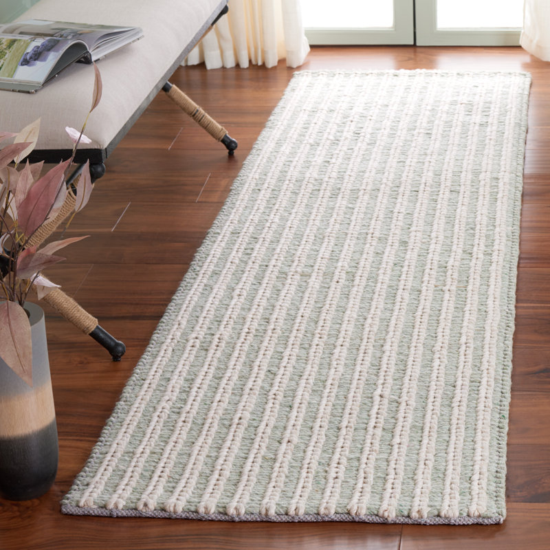Dupont 225 Hand Loomed Performance Striped Rug, Runner 2'3" x 8'