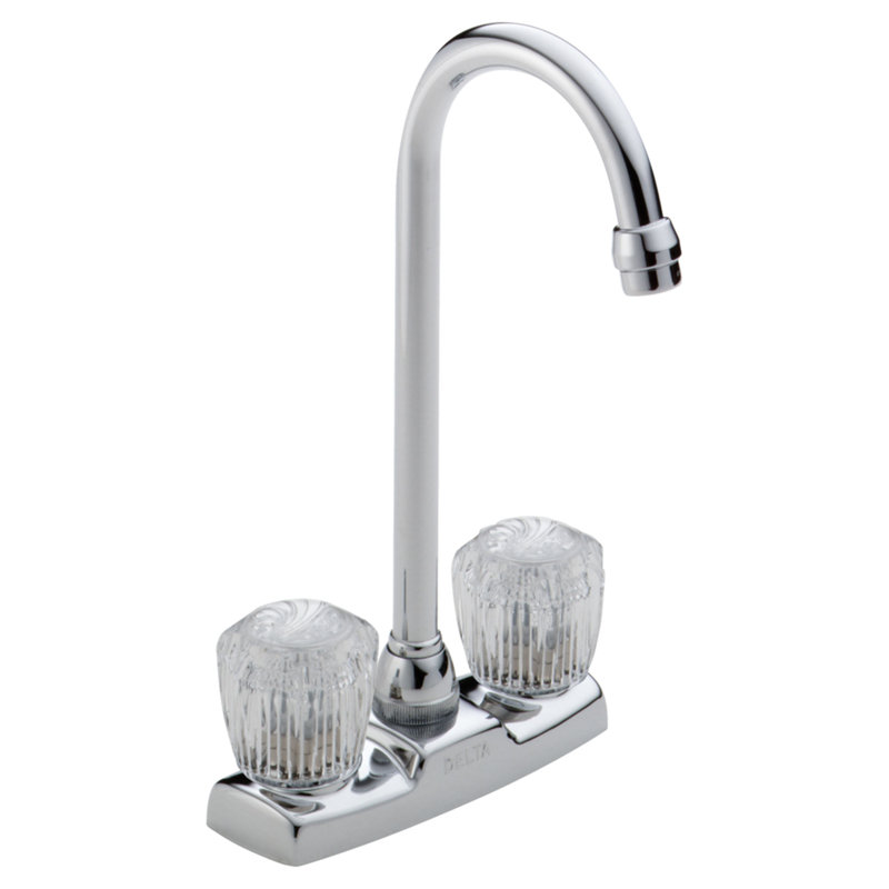 Classic Double Handle Kitchen Faucet with Accessories
