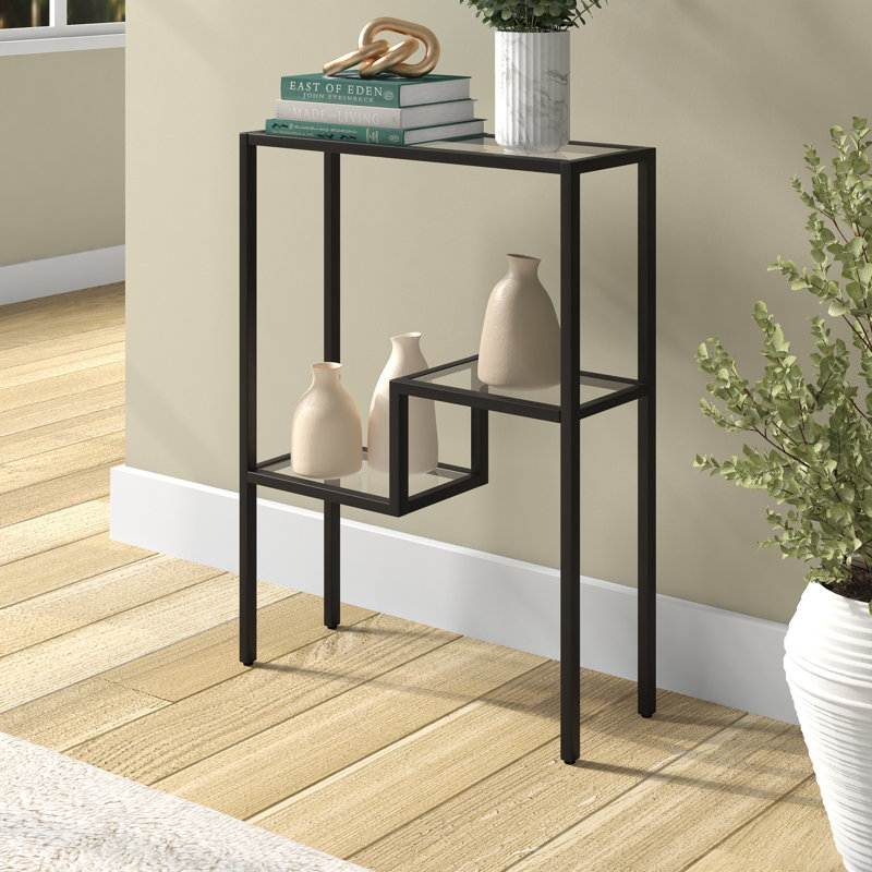 Lovett Wide Rectangular Console Table, Black, 74.9cm H x 55.9cm W x 20.3cm D