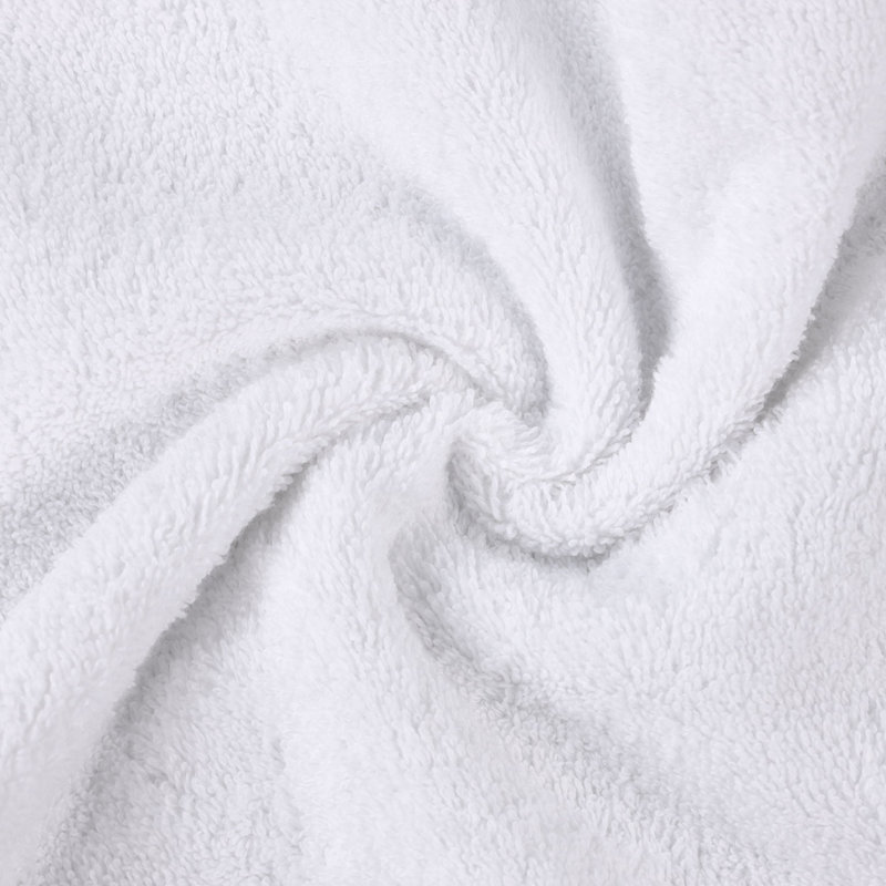 Lyndon Organic Cotton Medium Weight Towel Set, White, 12 Piece Set