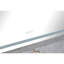Miroir de salle de bain 30x20 en aluminium blanc avec DEL - brouillard, luminosité variable, durabilité-121086527